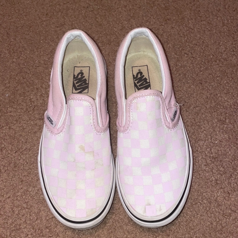 Girls Vans checkered